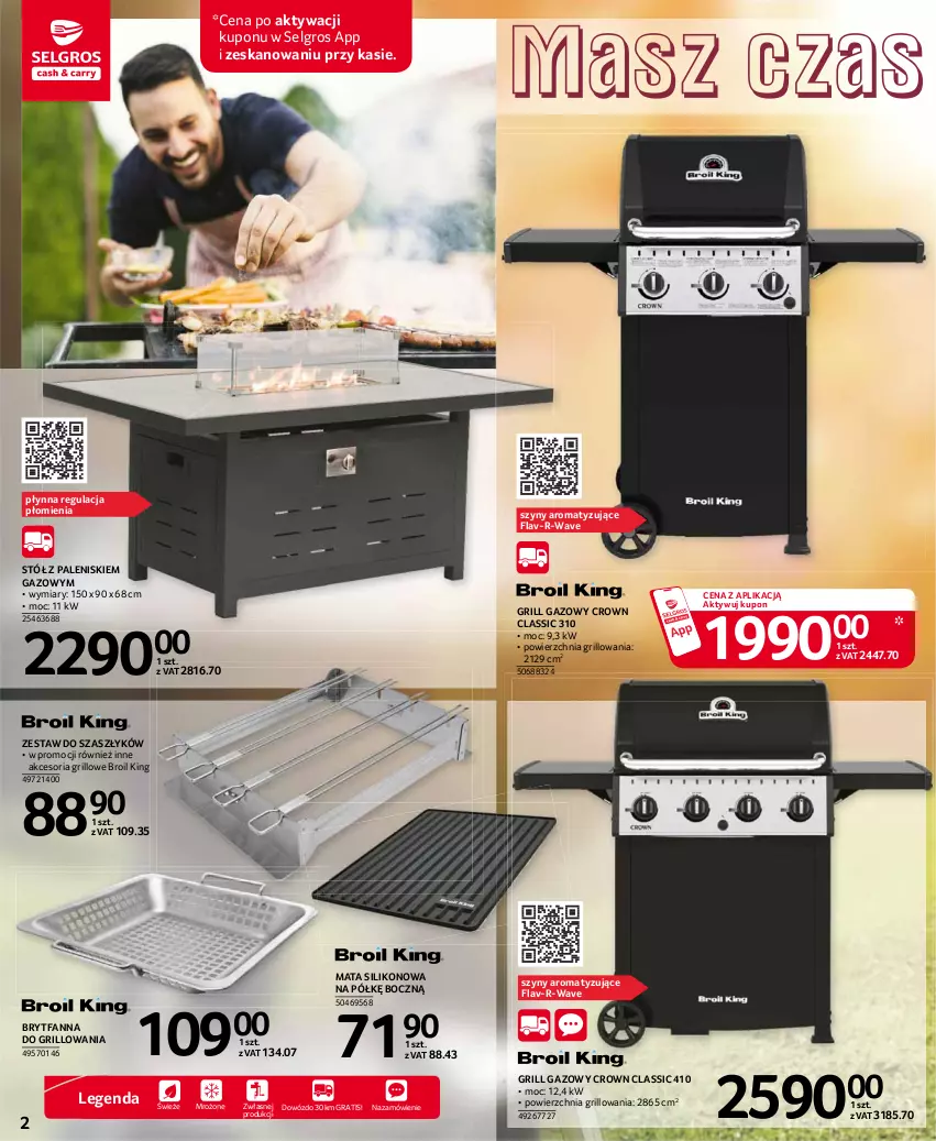 Gazetka promocyjna Selgros - Katalog Grill - ważna 15.04 do 28.04.2021 - strona 2 - produkty: Fa, Gra, Grill, Grill gazowy, LG, Stół, Szyny