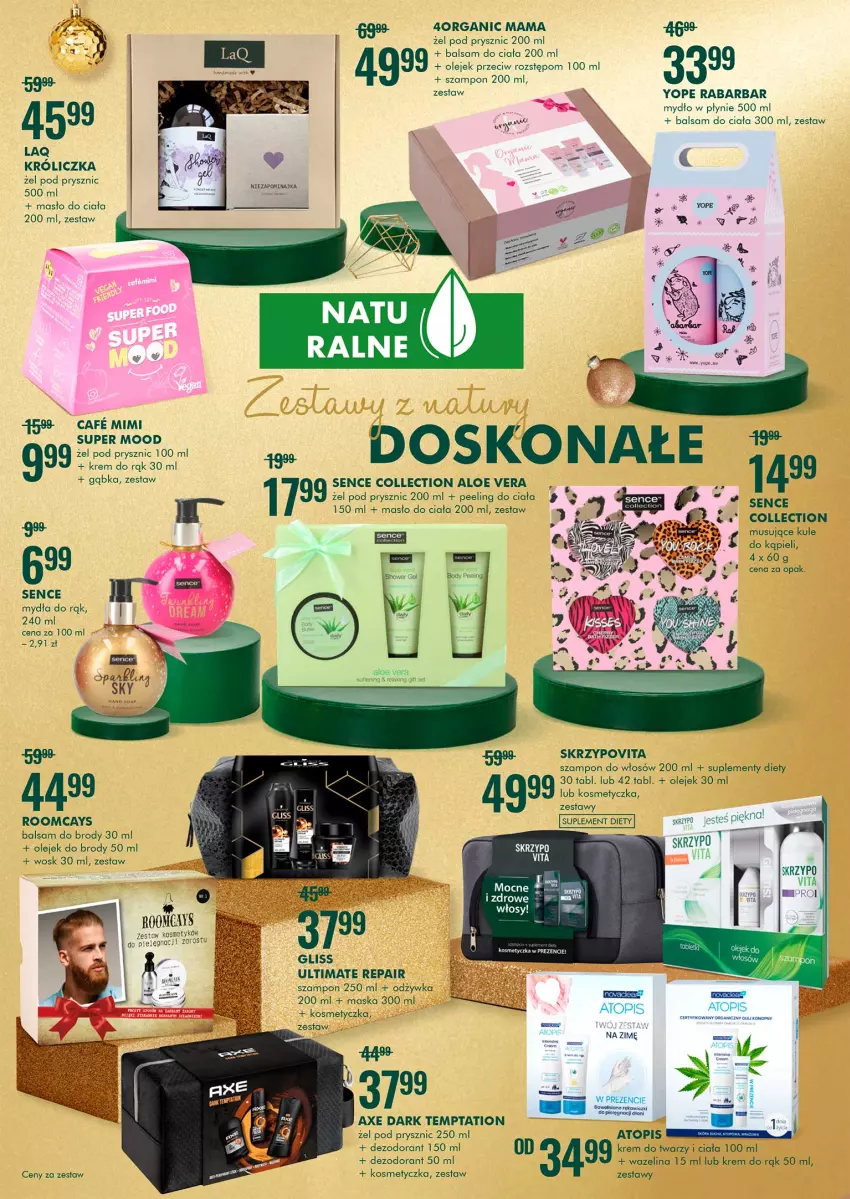 Gazetka promocyjna Super Pharm - Gazetka - ważna 13.12 do 24.12.2021 - strona 5 - produkty: Aloe vera, Balsam do ciała, Dezodorant, Kosmetyczka, Krem do rąk, Krem do twarzy, Maska, Masło, Masło do ciała, Mus, Mydło, Mydło w płynie, Olej, Olejek przeciw rozstępom, Peeling, Por, Ser, Suplement diety, Szampon, Top, Yope