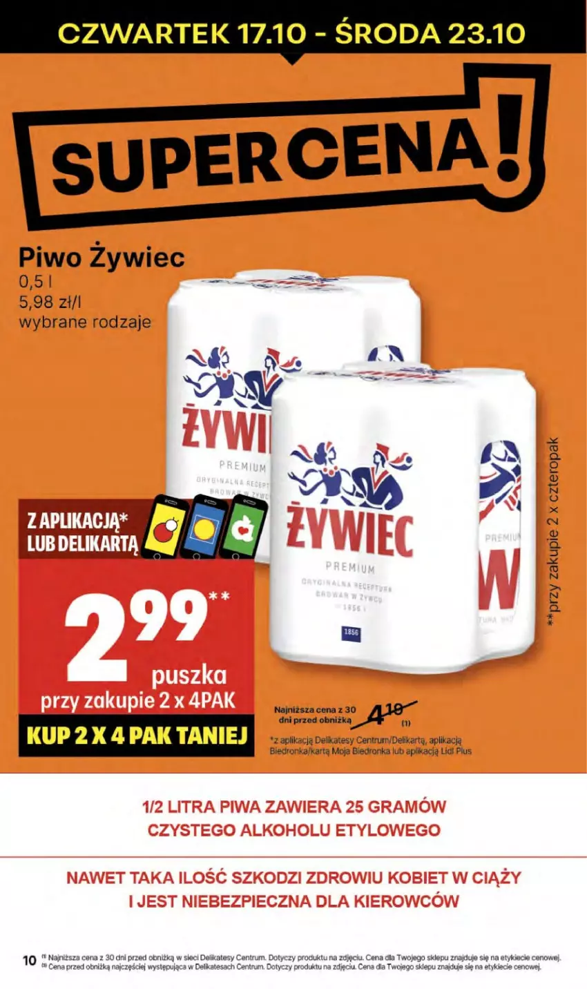 Gazetka promocyjna Delikatesy Centrum - NOWA GAZETKA Delikatesy Centrum od 17 października! 17-23.10.2024 - ważna 17.10 do 23.10.2024 - strona 10 - produkty: Dron, Piwo, Rum