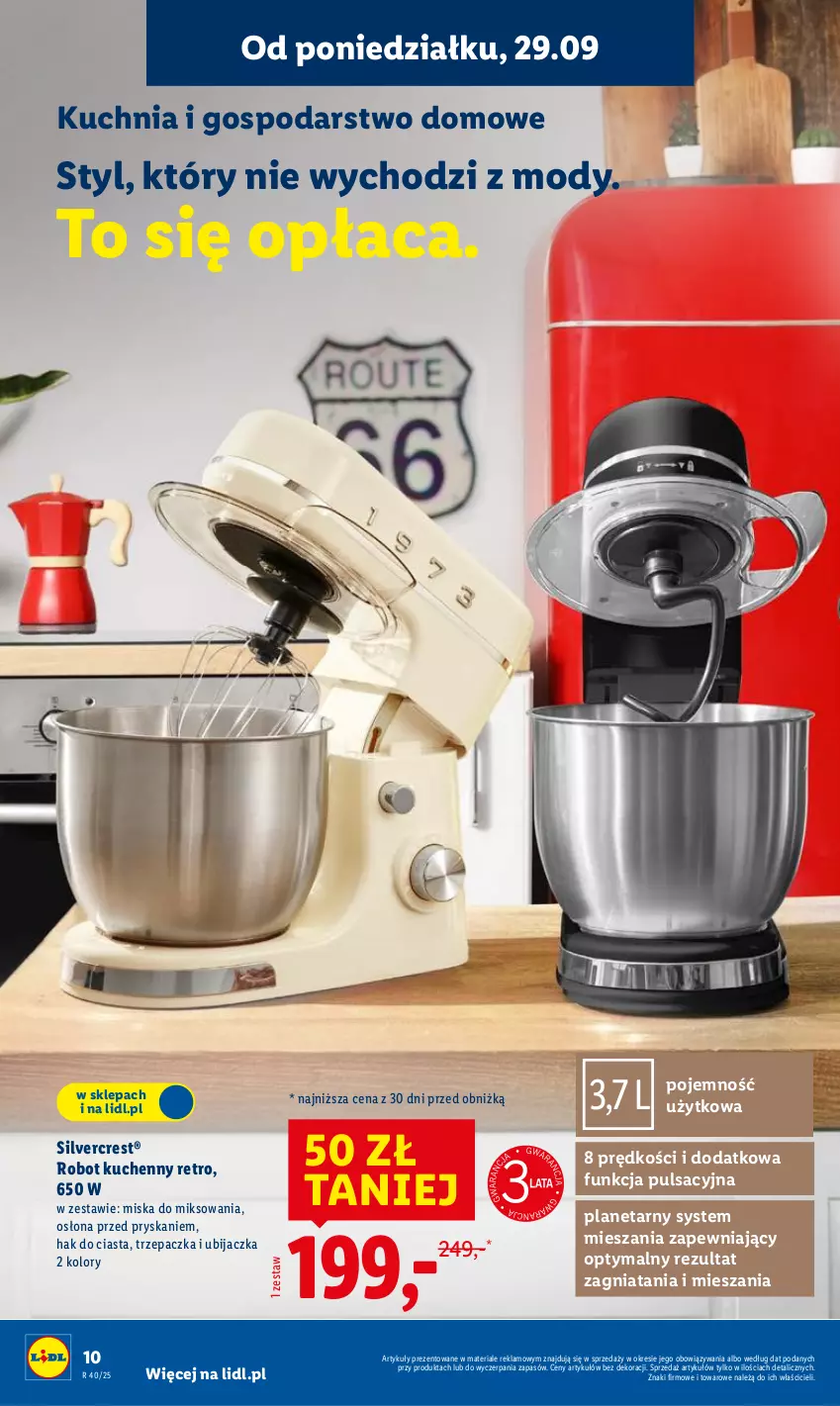 Gazetka promocyjna Lidl - GAZETKA - ważna 29.09 do 04.10.2025 - strona 14 - produkty: Kuchnia, Miska, Robot, Silvercrest, Trzepaczka