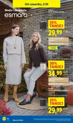 Gazetka promocyjna Lidl - GAZETKA - Gazetka - ważna od 04.10 do 04.10.2025 - strona 40 - produkty: Spódnica, Sweter, Moda