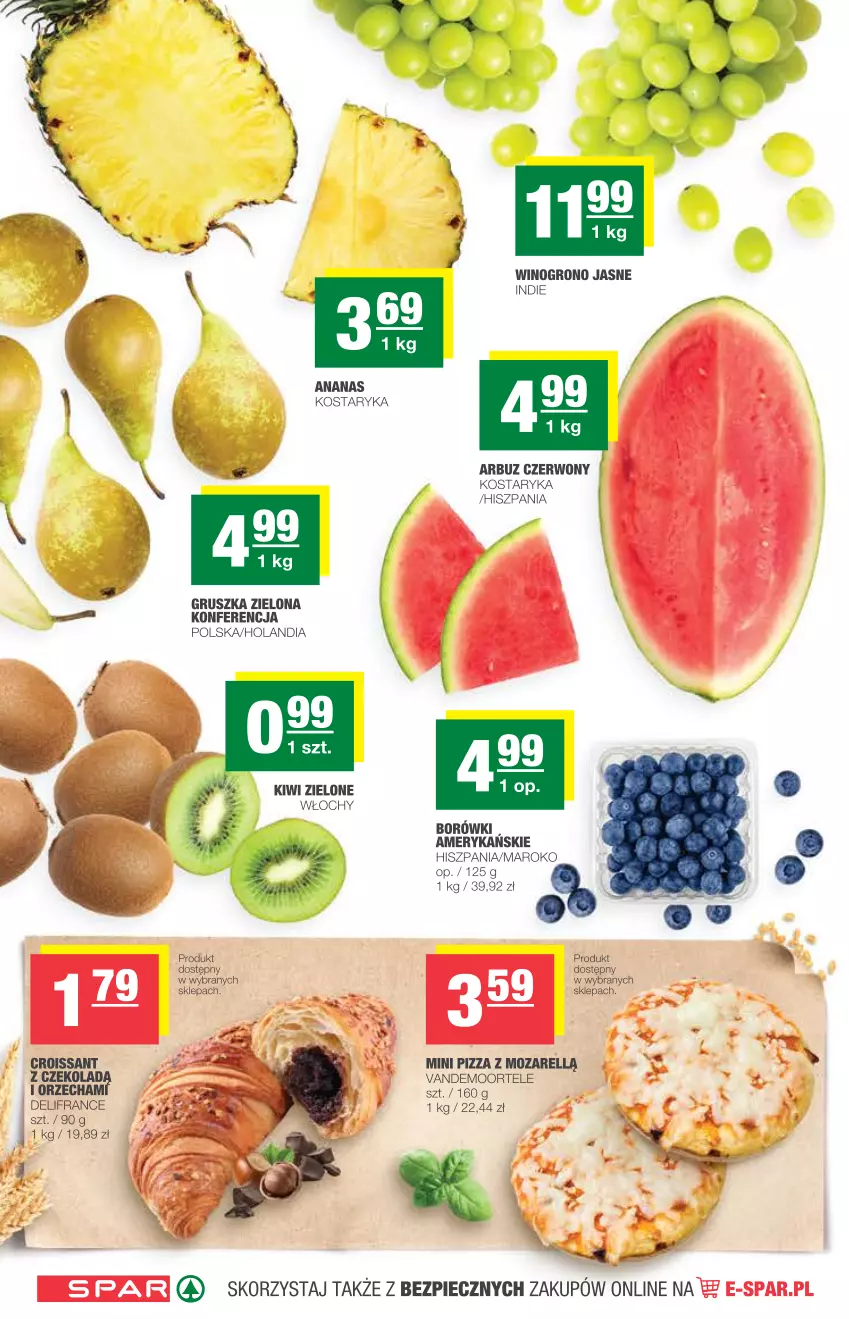 Gazetka promocyjna Spar - Spar - ważna 12.05 do 18.05.2021 - strona 2 - produkty: Ananas, Arbuz, Croissant, Kiwi, Piec, Pizza, Wino