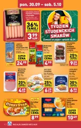 Gazetka promocyjna Aldi - Pełna oferta - Gazetka - ważna od 05.10 do 05.10.2024 - strona 12 - produkty: Kurczak, Mielonka tyrolska, Parówki, Kotlet, Lasagne, Kabanos, Kiełbasa, Danie gotowe