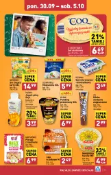 Gazetka promocyjna Aldi - Pełna oferta - Gazetka - ważna od 05.10 do 05.10.2024 - strona 13 - produkty: Mozzarella, Pierogi, Ser, Hofburger, Piątnica, Jaja, Jogurt, Serek, Margaryna, Burger, Pudding, Słynne, Ser pleśniowy, Gouda, Jogurt pitny, Mleko