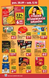 Gazetka promocyjna Aldi - Pełna oferta - Gazetka - ważna od 05.10 do 05.10.2024 - strona 14 - produkty: Sałatka, Makaron, Konserwa turystyczna, Sos, Ser, Ryż, Koc, Lunch box, Makrelą, Paluszki rybne, Dega, Golden Seafood, Sałat, Spaghetti, Mintaj, Frytki, Danie gotowe