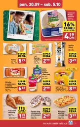 Gazetka promocyjna Aldi - Pełna oferta - Gazetka - ważna od 05.10 do 05.10.2024 - strona 15 - produkty: Mozzarella, Pączek, Ser, Ryż, Mus, Croissant, Pizza, Piast, Deser, Gofry