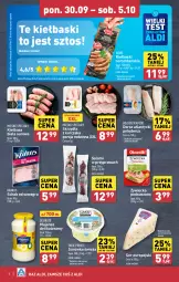 Gazetka promocyjna Aldi - Pełna oferta - Gazetka - ważna od 05.10 do 05.10.2024 - strona 8 - produkty: Kurczak, Polędwica, Majonez, Krakus, Ser, Por, Gra, Salami, Surówka, Mięsne specjały, Golden Seafood, Kiełbasa biała, Dorsz, Kiełbasa