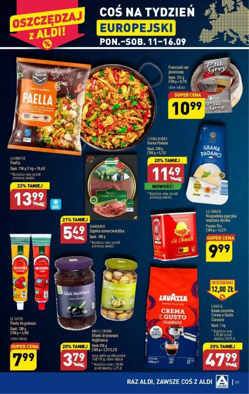 Gazetka promocyjna Aldi - ważna 11.09 do 16.09.2023 - strona 11 - produkty: Gra, Oliwki, Szynka