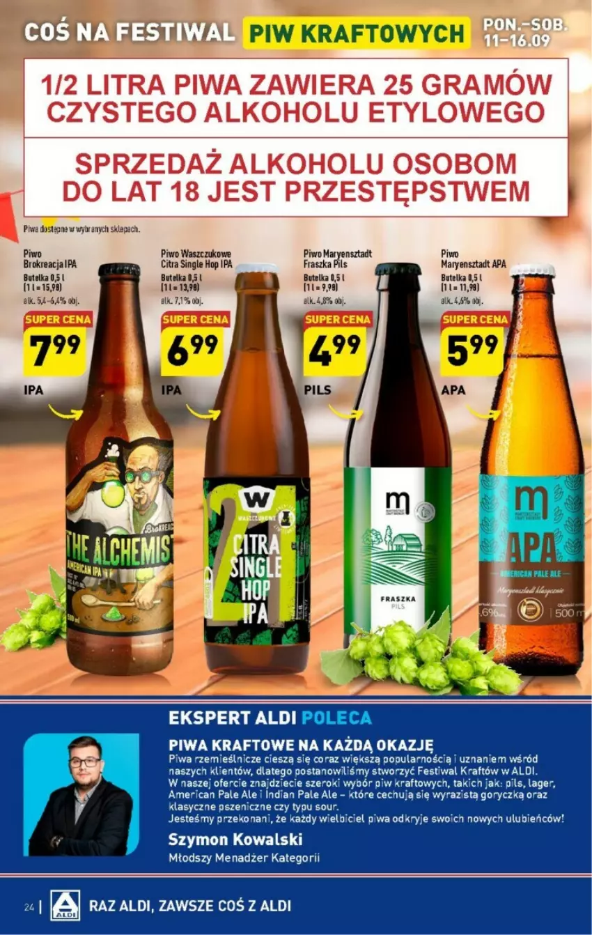 Gazetka promocyjna Aldi - ważna 11.09 do 16.09.2023 - strona 17 - produkty: BIC, Dzieci, Piwa, Piwo