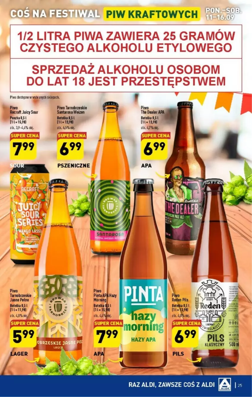 Gazetka promocyjna Aldi - ważna 11.09 do 16.09.2023 - strona 18 - produkty: Fa, Piwa, Piwo