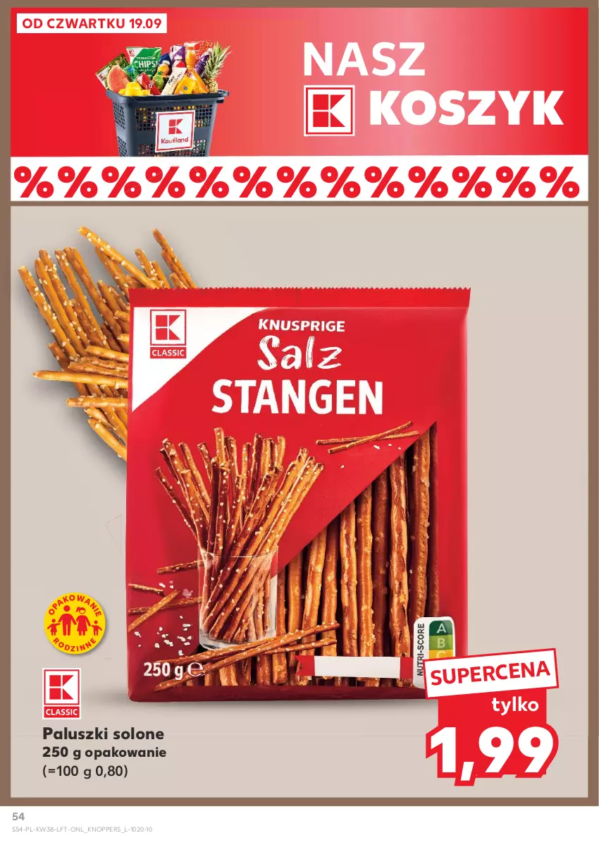 Gazetka promocyjna Kaufland - Gazetka tygodnia - ważna 19.09 do 25.09.2024 - strona 54 - produkty: Knoppers, Kosz