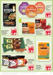 Gazetka promocyjna Kaufland - Gazetka tygodnia - Gazetka - ważna od 25.09 do 25.09.2024 - strona 45 - produkty: Kurczak, Hummus, Mus, Pasta warzywna, Lody, Pizza, Algida, Roślinny gyros, Gyros, LG