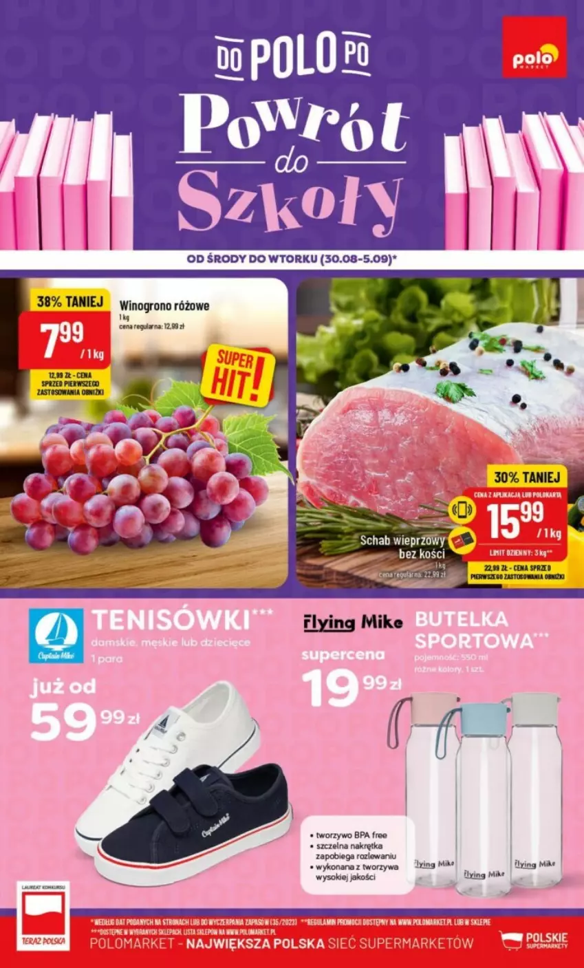 Gazetka promocyjna PoloMarket - ważna 30.08 do 05.09.2023 - strona 1 - produkty: Sok, Wino, Zlew