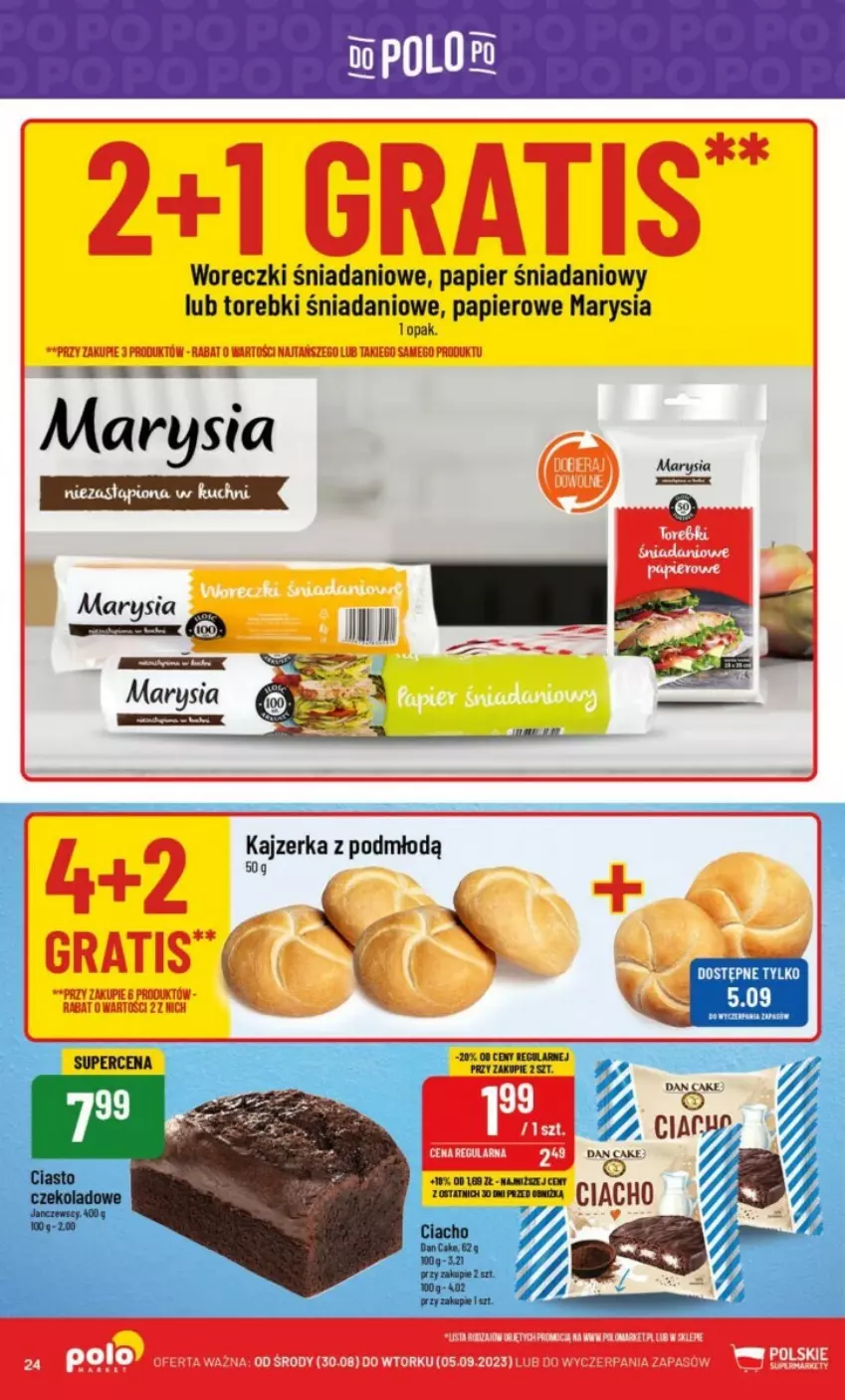 Gazetka promocyjna PoloMarket - ważna 30.08 do 05.09.2023 - strona 17 - produkty: Danio, Papier