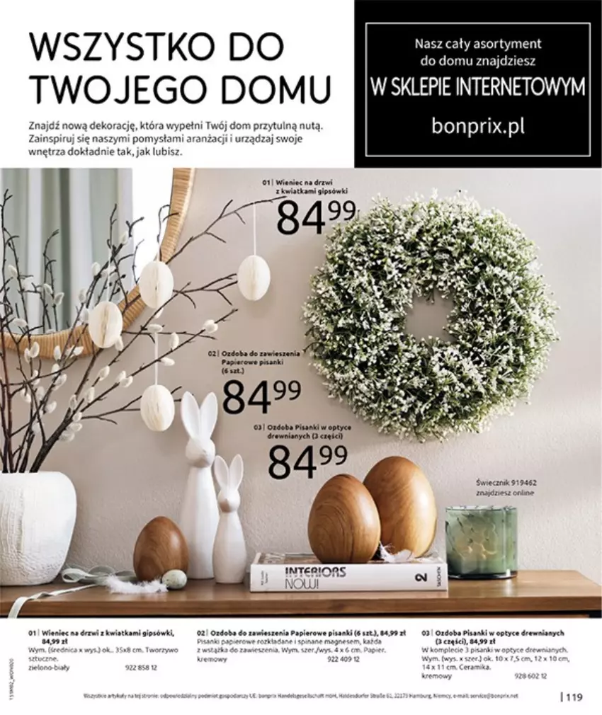 Gazetka promocyjna Bonprix - ESSENTIALS MIX - ważna 17.02 do 10.04.2025 - strona 121 - produkty: Dres, Drzwi, Fa, Gra, O nas, Papier, Piwo, Wieniec