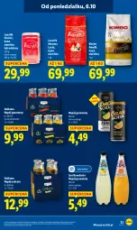 Gazetka promocyjna Lidl - GAZETKA - Gazetka - ważna od 08.10 do 08.10.2025 - strona 33 - produkty: Kawa ziarnista, Kawa, Napój gazowany, Napój