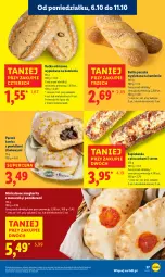 Gazetka promocyjna Lidl - GAZETKA - Gazetka - ważna od 08.10 do 08.10.2025 - strona 37 - produkty: Piec, Pączek, Ser, Zapiekanka, Pieczarka, Bułka