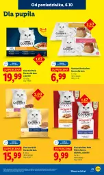 Gazetka promocyjna Lidl - GAZETKA - Gazetka - ważna od 08.10 do 08.10.2025 - strona 63 - produkty: Mokra karma, Gourmet Gold