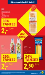 Gazetka promocyjna Lidl - GAZETKA - Gazetka - ważna od 08.10 do 08.10.2025 - strona 7 - produkty: Makaron, Ser, Spaghetti, Chleb tostowy, Kubuś, Chleb