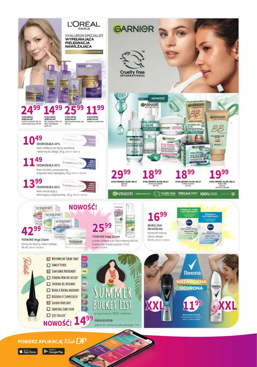 Gazetka promocyjna Drogerie Polskie - Gazetka - ważna 13.05 do 31.05.2022 - strona 4 - produkty: Nivea, Yoskine