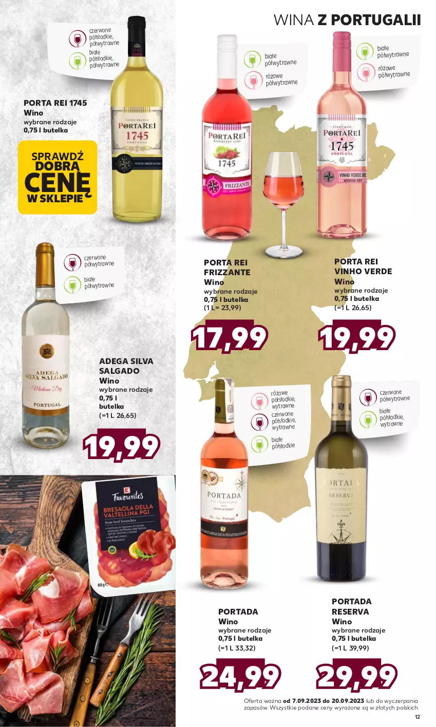 Gazetka promocyjna Kaufland - Barek Kauflandu - ważna 07.09 do 20.09.2023 - strona 12 - produkty: Dega, LG, Por, Portada, Ser, Wino