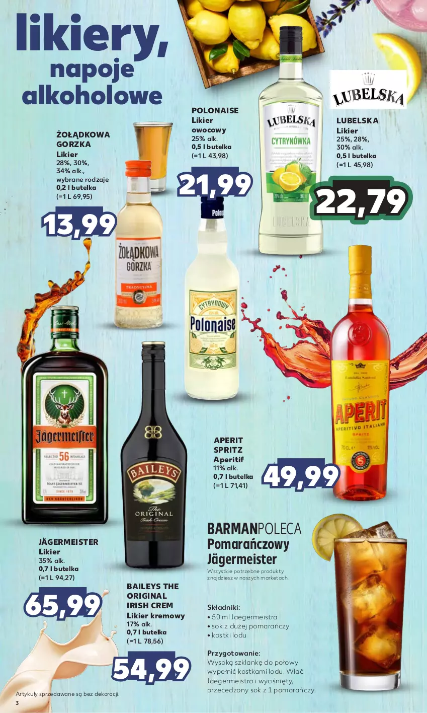 Gazetka promocyjna Kaufland - Barek Kauflandu - ważna 07.09 do 20.09.2023 - strona 3 - produkty: AEG, Gin, Likier, Napoje, Sok