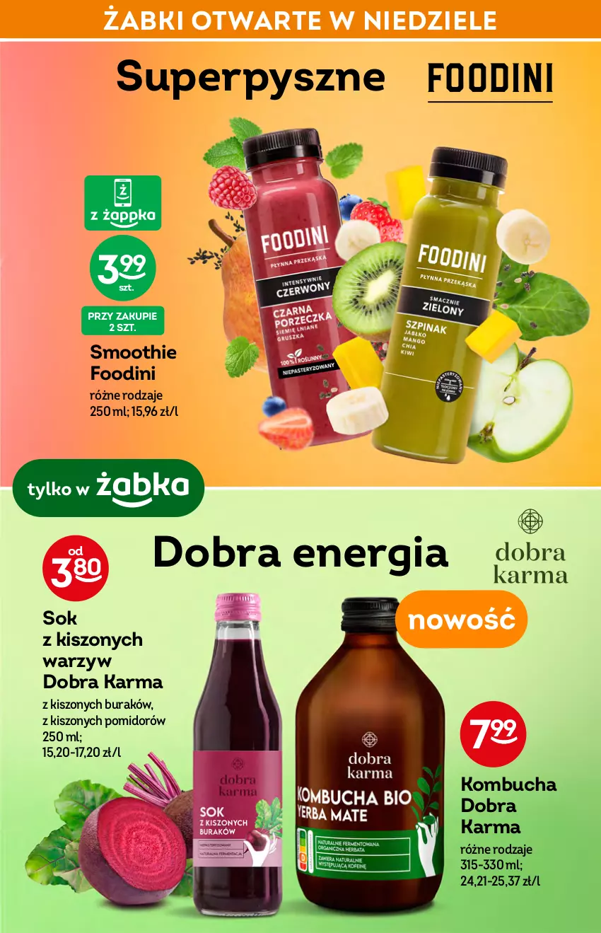 Gazetka promocyjna Żabka - ważna 23.03 do 29.03.2022 - strona 31 - produkty: Smoothie, Sok, Sok z kiszonych warzyw