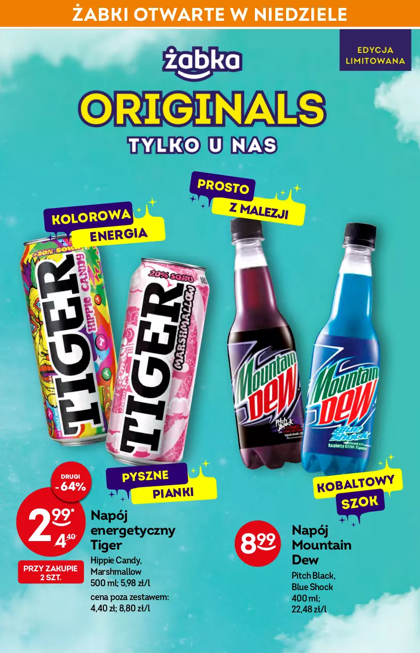 Gazetka promocyjna Żabka - ważna 23.03 do 29.03.2022 - strona 6 - produkty: Candy, Eleo, Gin, HiPP, Lack, Mars, Napój, Napój energetyczny, Tiger