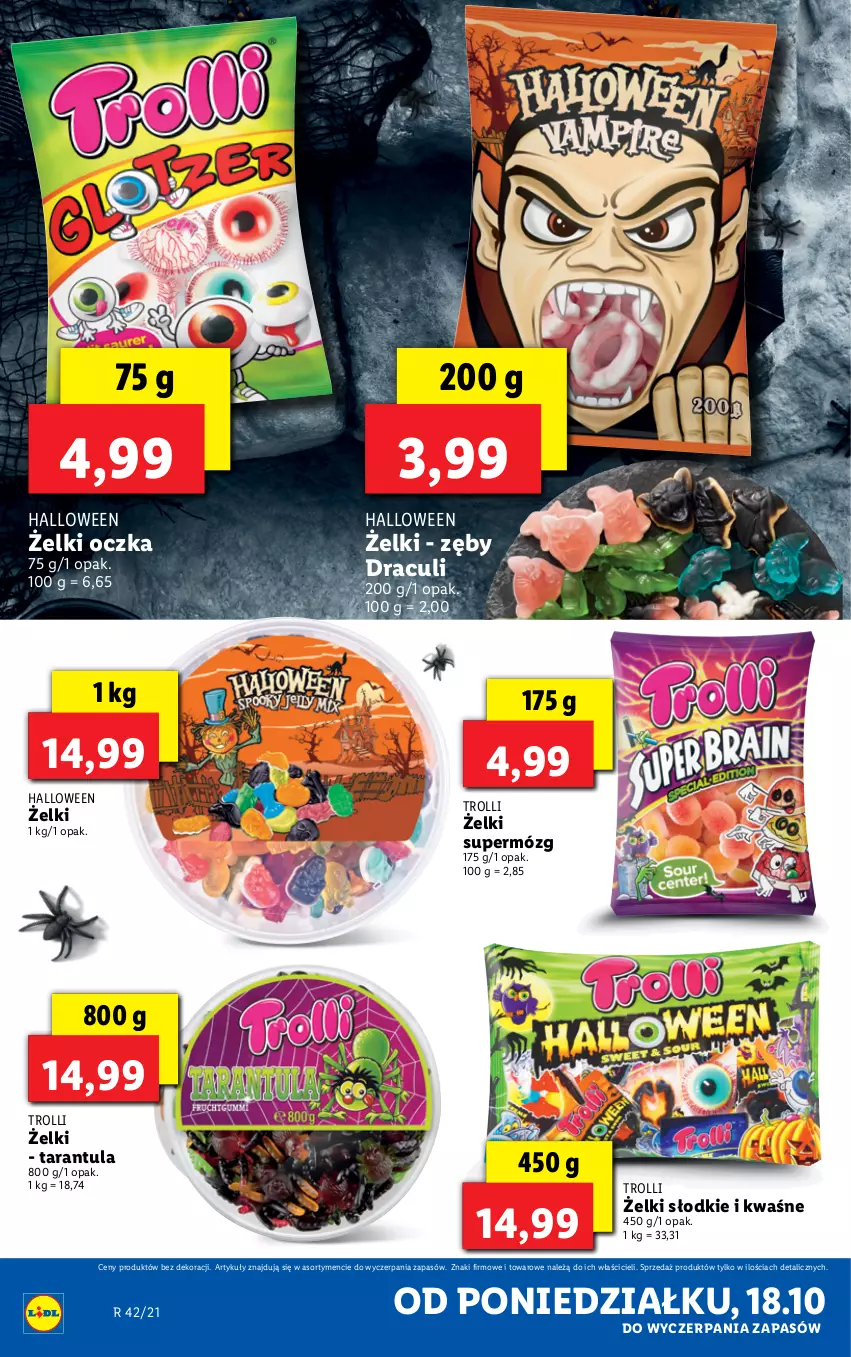 Gazetka promocyjna Lidl - KATALOG Z OFERTĄ NA HALLOWEEN - ważna 18.10 do 22.10.2021 - strona 8