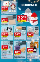 Gazetka promocyjna Auchan - Gazetka Święta jak babcię kocham Hipermarket Auchan - Gazetka - ważna od 03.12 do 03.12.2025 - strona 17 - produkty: Por, Koc, Papier, Dywanik łazienkowy, Dywanik, Poduszka dekoracyjna, Pojemnik, Wałek, Foremki, Kubek, Poduszka, Babeczki, Dywan