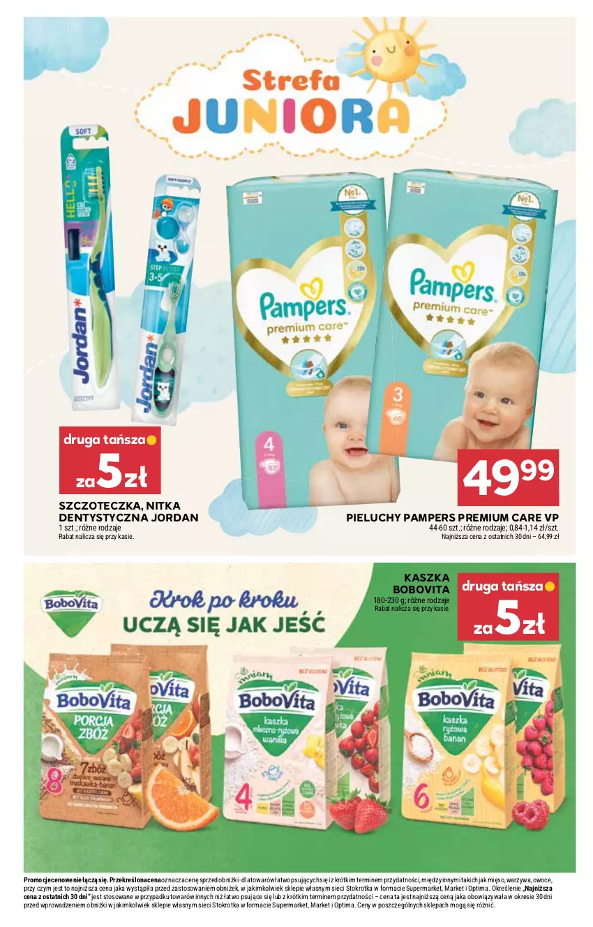 Gazetka promocyjna Stokrotka - Market - ważna 02.07 do 08.07.2026 - strona 27 - produkty: BoboVita, Mięso, Optima, Owoce, Pampers, Pieluchy, Szczoteczka, Warzywa