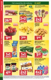 Gazetka promocyjna Stokrotka - Market - Gazetka - ważna od 08.07 do 08.07.2026 - strona 4 - produkty: Kurczak, Warzywa, Gra, Mięso w galarecie, Polędwiczka wieprzowa, Parówki, Cytryny, Ziemniaki, Dżem, Lody, Optima, Farm Milk, Rogal, Morliny, Oshee, Owoce, Obrus, Gala, Kakao, Masło, Napój, Kiełbasa, Pomidory, Mięso, Fa