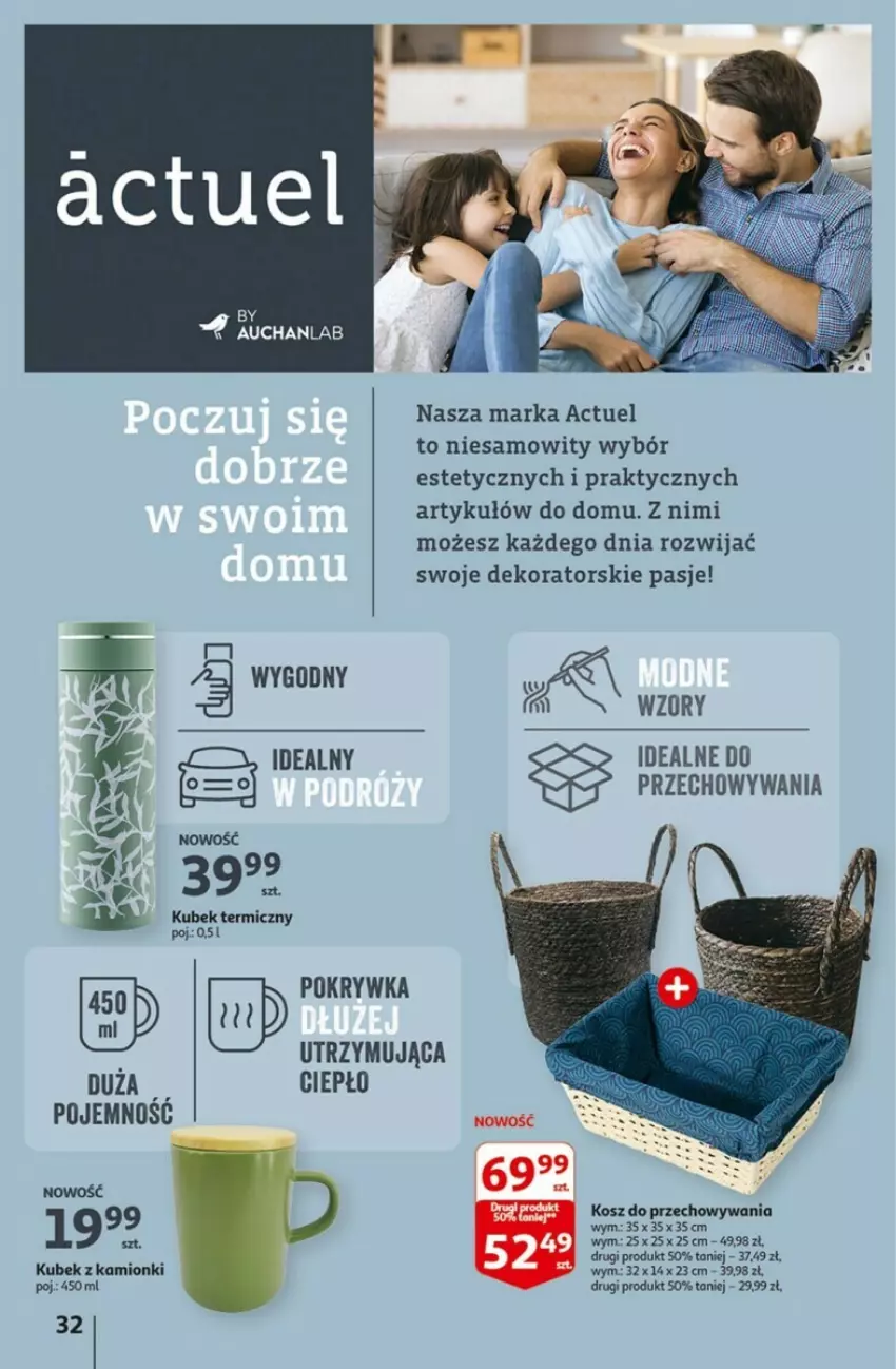 Gazetka promocyjna Auchan - ważna 21.09 do 27.09.2023 - strona 26 - produkty: Dekorator, Kosz, Kubek, Kubek termiczny