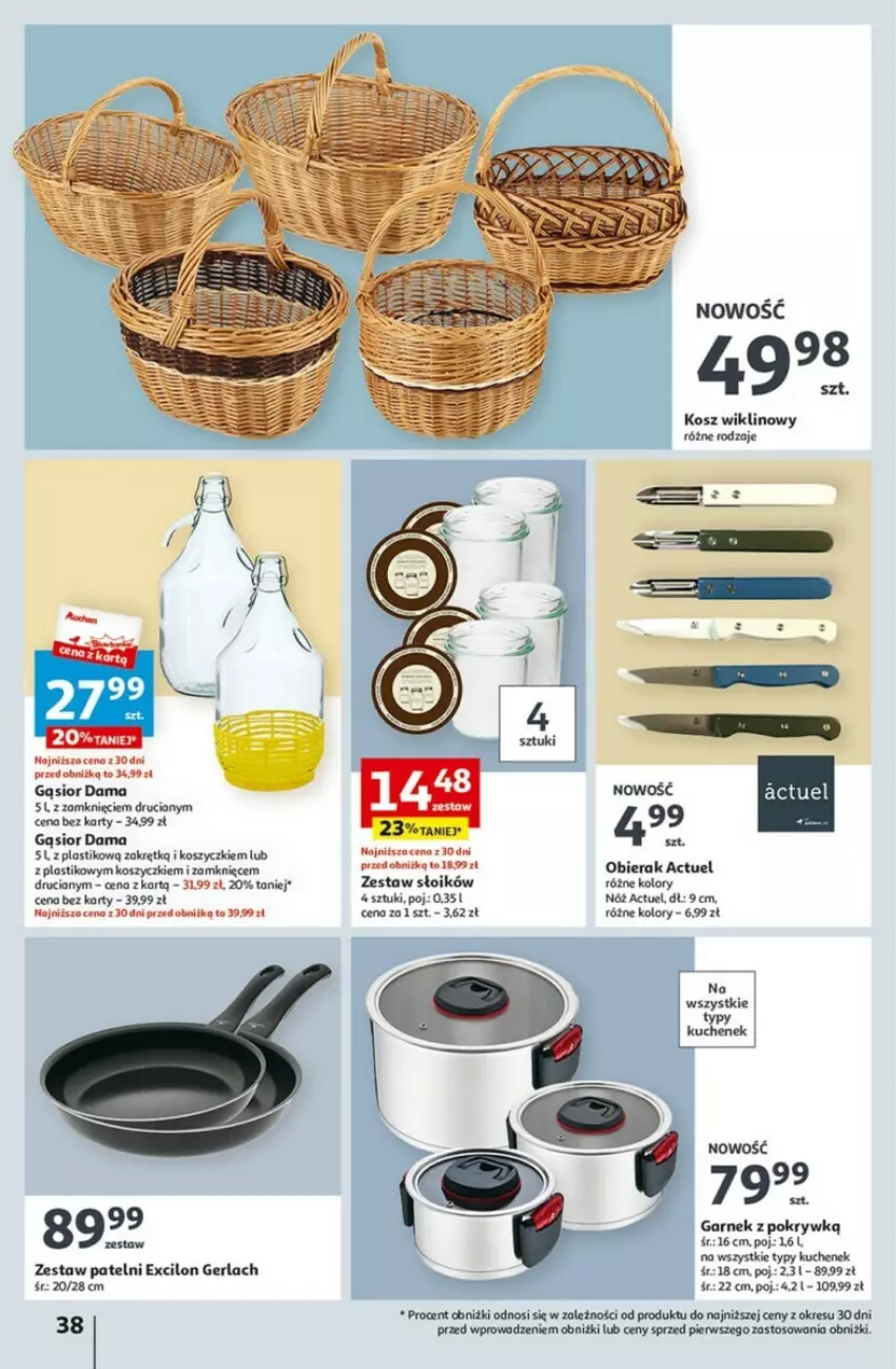 Gazetka promocyjna Auchan - ważna 21.09 do 27.09.2023 - strona 32 - produkty: Garnek, Kosz