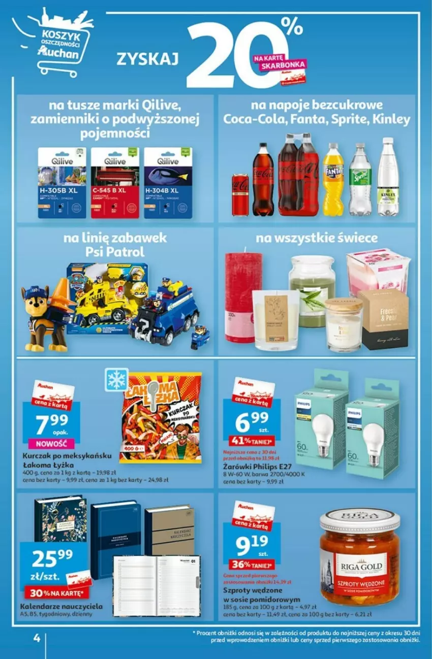 Gazetka promocyjna Auchan - ważna 21.09 do 27.09.2023 - strona 34 - produkty: Kalendarz, Kurczak, Philips, Sos, Szprot