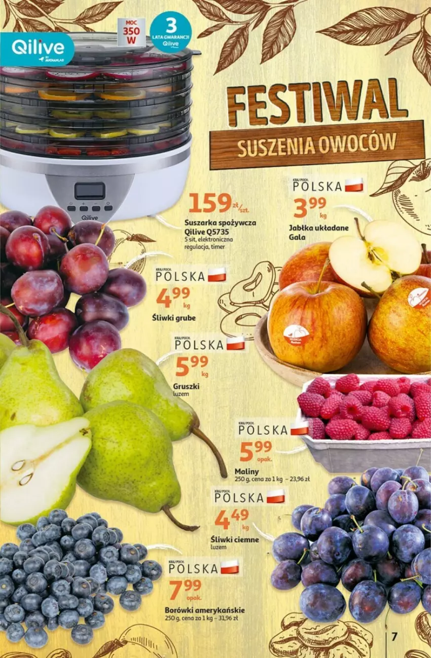 Gazetka promocyjna Auchan - ważna 21.09 do 27.09.2023 - strona 38 - produkty: Gala, Gruszki, Jabłka, Maliny