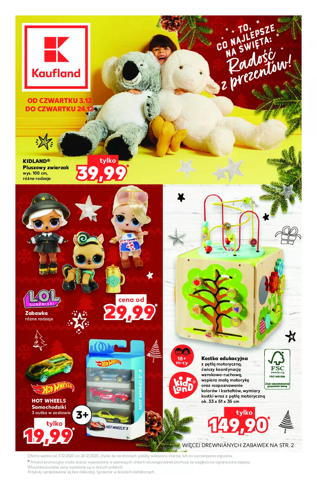 Gazetka promocyjna Kaufland - Grudzień - ważna 03.12 do 24.12.2020 - strona 1