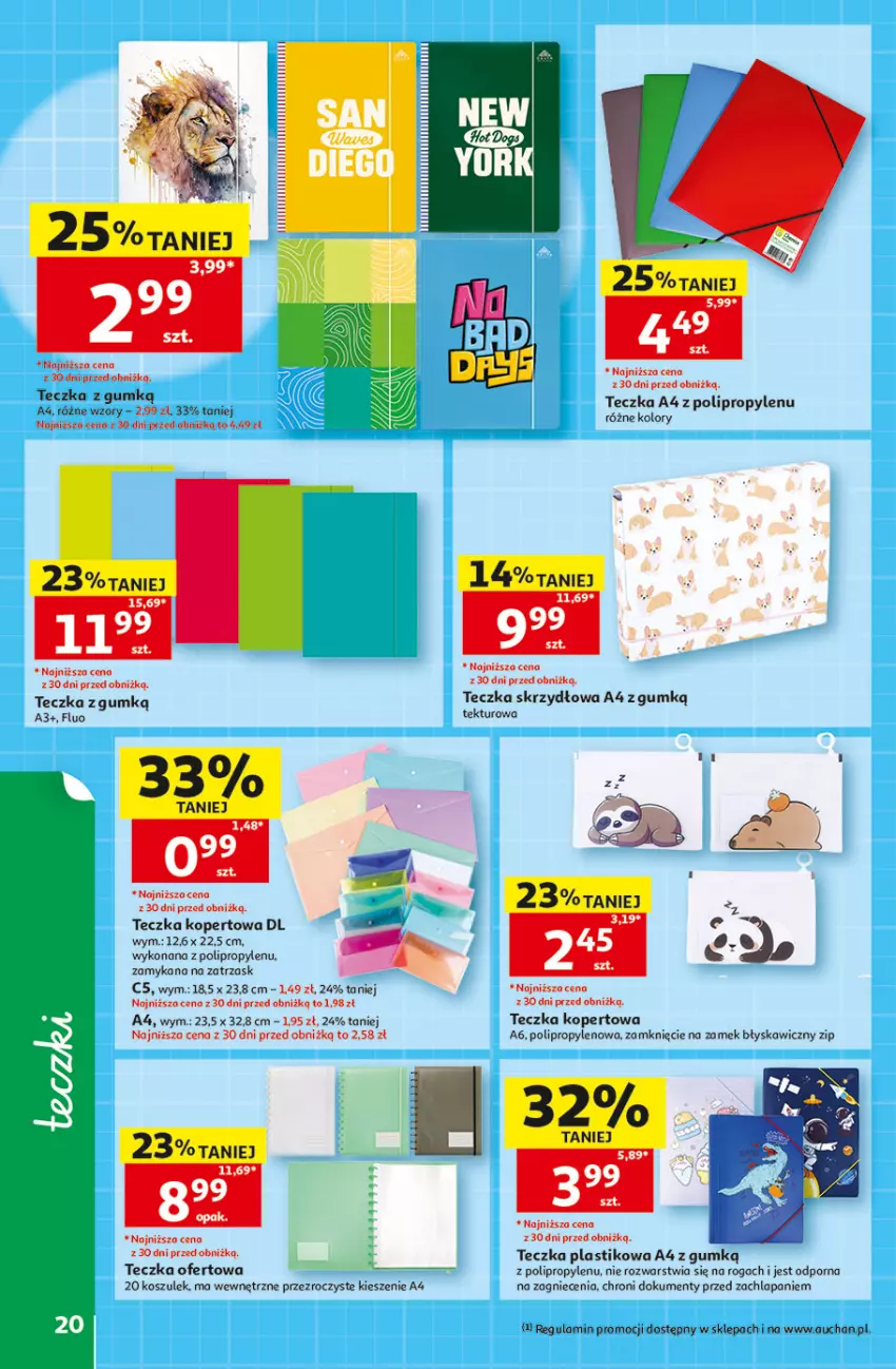 Gazetka promocyjna Auchan - Gazetka Szkoła Hipermarket Auchan - ważna 13.08 do 26.08.2026 - strona 20 - produkty: Kosz, Por
