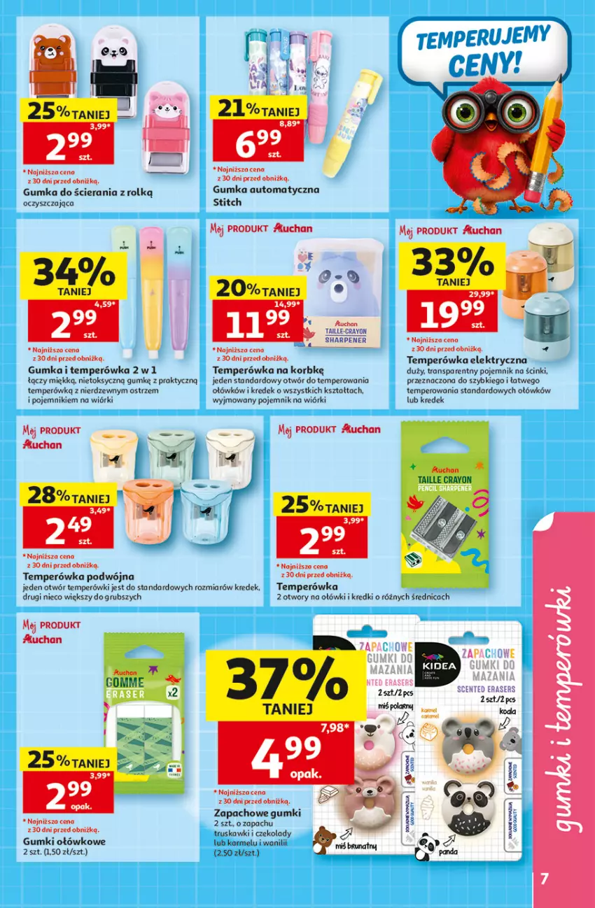 Gazetka promocyjna Auchan - Gazetka Szkoła Hipermarket Auchan - ważna 13.08 do 26.08.2026 - strona 7 - produkty: Fa, Pojemnik, Ser, Sharp, Tran, Truskawki