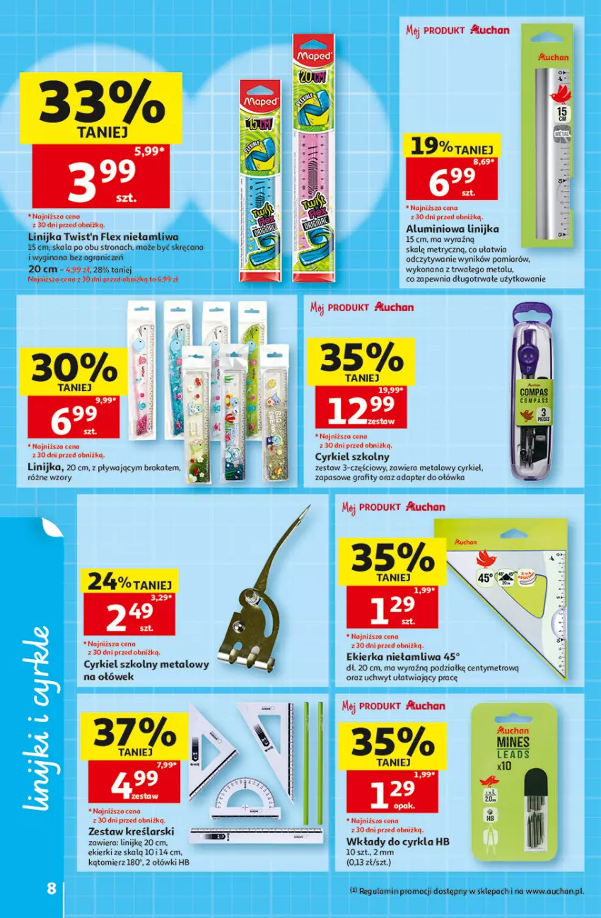Gazetka promocyjna Auchan - Gazetka Szkoła Hipermarket Auchan - ważna 13.08 do 26.08.2026 - strona 8 - produkty: Gin, Gra, Metro