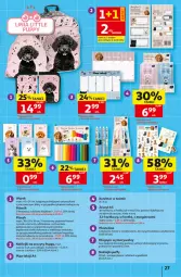 Gazetka promocyjna Auchan - Gazetka Szkoła Hipermarket Auchan - Gazetka - ważna od 26.08 do 26.08.2026 - strona 27 - produkty: Por, Puf, Mop, Gin, Klej, Piórnik, Tusz, Plecak, Plastelina
