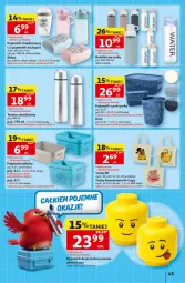 Gazetka promocyjna Auchan - Gazetka Szkoła Hipermarket Auchan - Gazetka - ważna od 26.08 do 26.08.2026 - strona 45 - produkty: Jogurt, Termos, Kosz, Pojemnik z pokrywką, Pojemnik, LEGO, Torba, Pojemnik do przechowywania, Danio