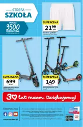 Gazetka promocyjna Auchan - Gazetka Szkoła Hipermarket Auchan - Gazetka - ważna od 26.08 do 26.08.2026 - strona 48 - produkty: Por, Gra, Sport, Hulajnoga, Hulajnoga elektryczna, Fa