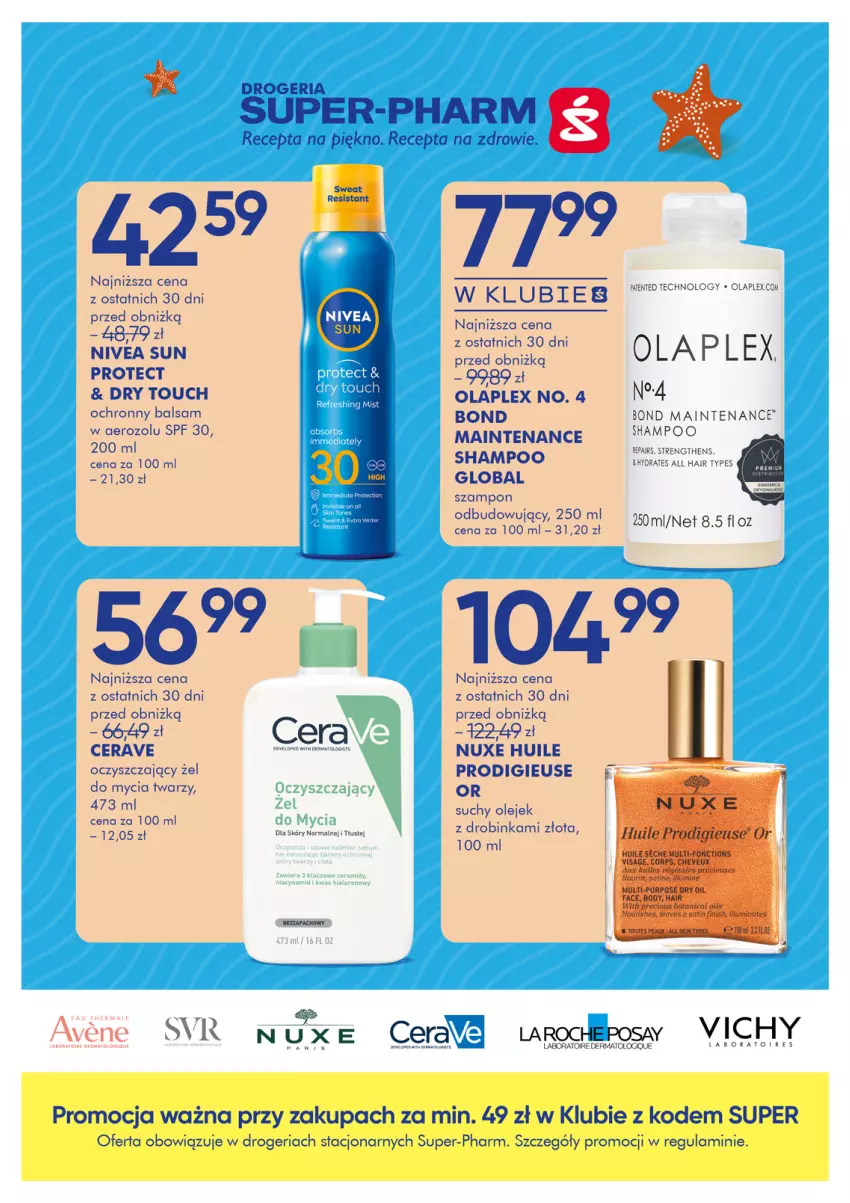 Gazetka promocyjna Super Pharm - Gazetka - ważna 27.06 do 29.06.2025 - strona 2 - produkty: Body, CeraVe, Fa, Finish, Inka, Nivea, Nuxe, Olej, Pur, Sati, SVR, Szampon, Vichy