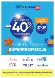 Gazetka promocyjna Super Pharm - Gazetka - Gazetka - ważna od 29.06 do 29.06.2025 - strona 1 - produkty: SVR, Zdrowie, Vichy