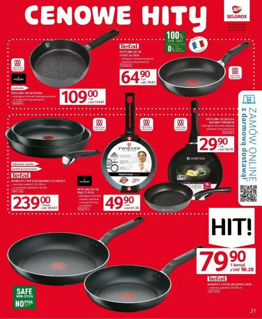 Gazetka promocyjna Selgros - ważna 24.08 do 06.09.2023 - strona 14 - produkty: Fa, LG, Patelnia, Tefal