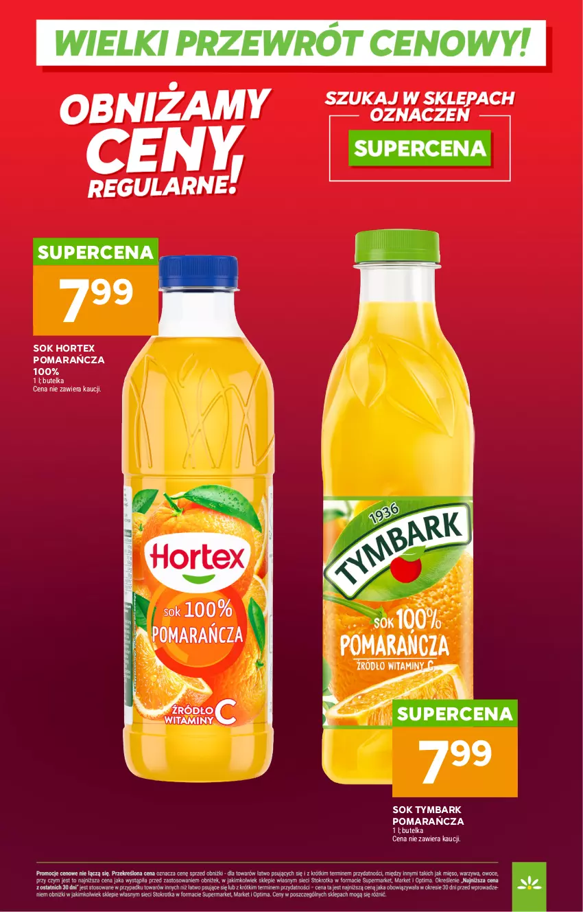 Gazetka promocyjna Stokrotka - Wielki przewrót cenowy! - ważna 10.04 do 22.04.2026 - strona 4 - produkty: Hortex, Sok, Tymbark