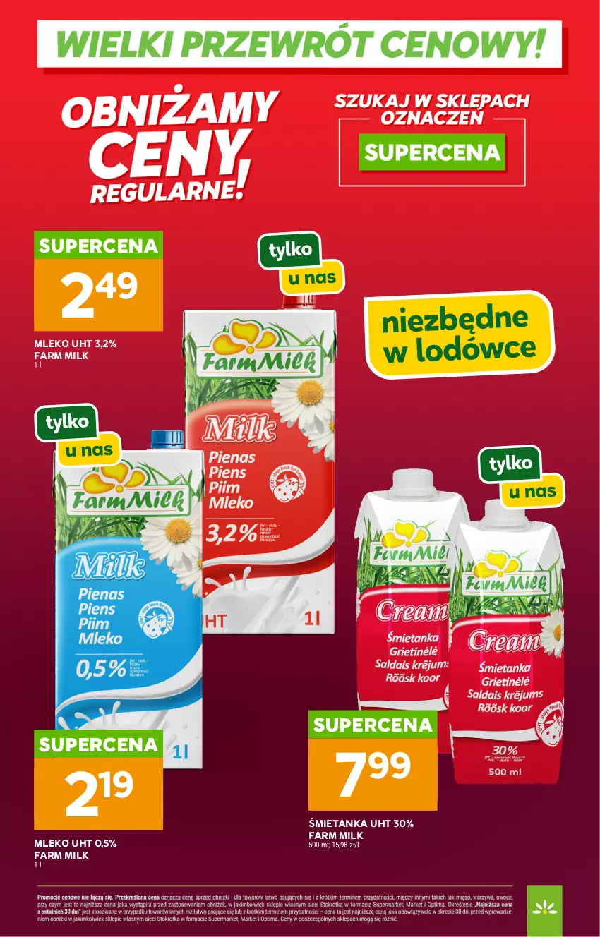 Gazetka promocyjna Stokrotka - Wielki przewrót cenowy! - ważna 10.04 do 22.04.2026 - strona 5 - produkty: Fa, Farm Milk, Mleko