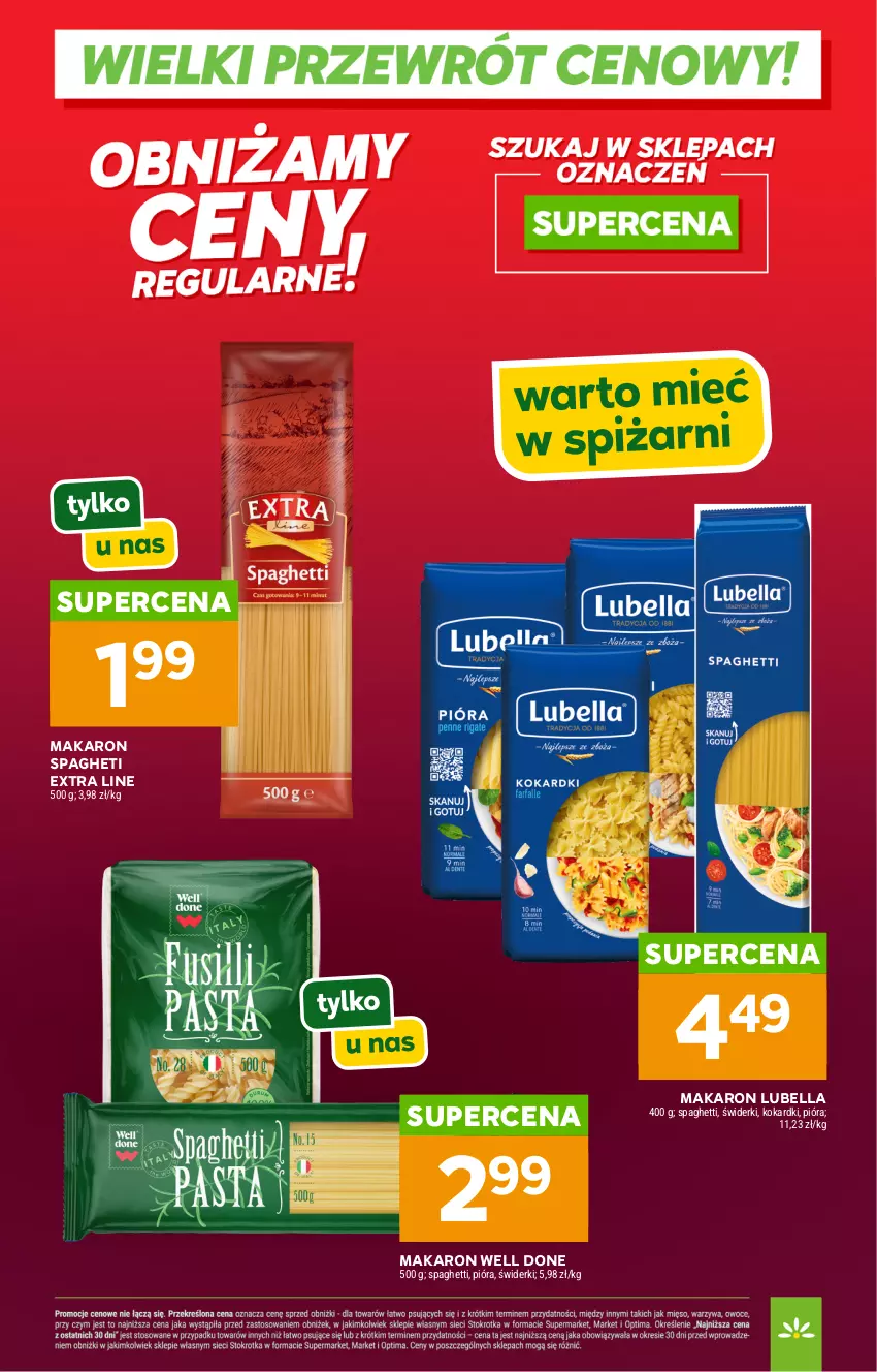Gazetka promocyjna Stokrotka - Wielki przewrót cenowy! - ważna 10.04 do 22.04.2026 - strona 7 - produkty: Bell, Bella, Lubella, Makaron, Spaghetti