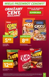 Gazetka promocyjna Stokrotka - Wielki przewrót cenowy! - Gazetka - ważna od 22.04 do 22.04.2026 - strona 9 - produkty: Kit Kat, Corn flakes, Lion, Nestlé, Mleko